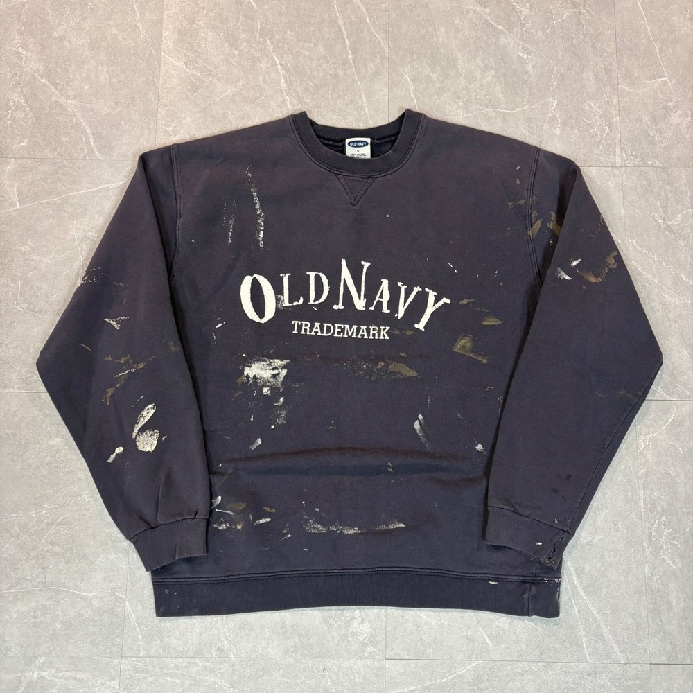 Y2K Old navy paint splatter crewneck
